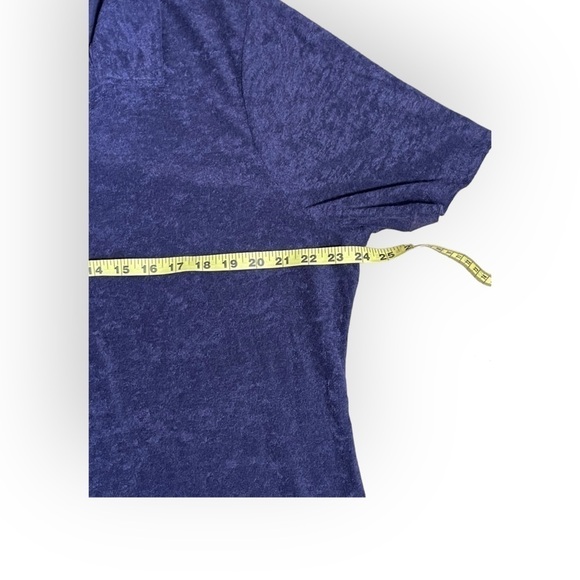 Love, Fire Navy Terry Cloth Dress - Picture 4 of 6